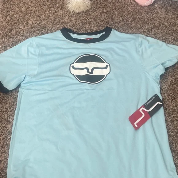 Kimesranch.com woman’s large NWT blue T-shirt athletic wear - Picture 1 of 4